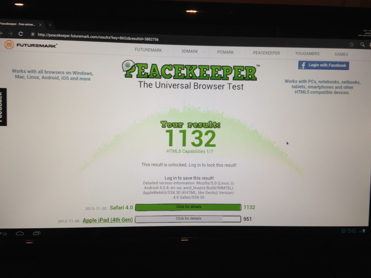 Peacekeepr benchmark